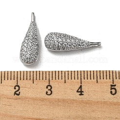 Pendentifs avec zircon cubiques à micro-pavés en laiton&nbsp;KK-H460-08P