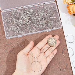 160 pieza de 4 anillos de latón para dijes de copas de vino&nbsp;KK-SP0001-33P
