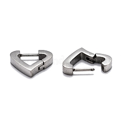 Orecchini a cerchio huggie in acciaio inossidabile 304 anti-ossidazione&nbsp;STAS-J033-16P