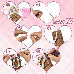Valentinstag-Armbänder-Bastelset&nbsp;DIY-YW0018-04