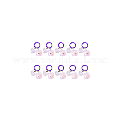 10 porte-clés en résine lumineuse&nbsp;KEYC-DC0011-12