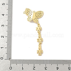 Colgante micropavé cubic zirconia de latón&nbsp;KK-F905-09G
