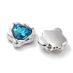 Encantos de rhinestone de aleación de chapado en rack&nbsp;PALLOY-F311-23P