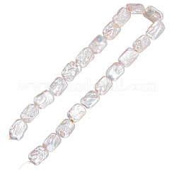 1 Strang natürliche Barockperle Keshi Perlenstränge&nbsp;PEAR-SC0001-48