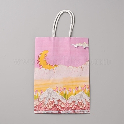 Tragetaschen mit Papierblumenmuster&nbsp;ABAG-TAC0035-16B