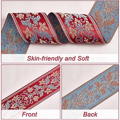 Rubans de polyester de broderie de style ethnique&nbsp;OCOR-WH0079-25B