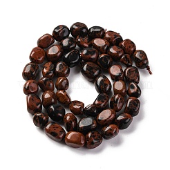 Natur Mahagoni Obsidian Perlen Stränge&nbsp;G-G146-A30-01