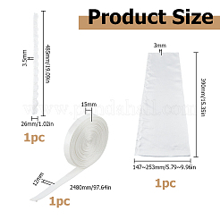Remplacement de la fermeture éclair de la robe de mariée&nbsp;AJEW-WH0609-837C-02