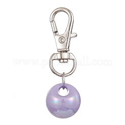 Decorazione pendente con perline acriliche iridescenti placcate&nbsp;HJEW-JM01227