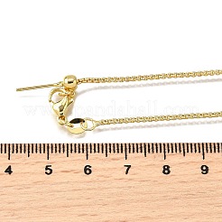 Collares deslizantes ajustables con cadena de caja de latón de 1.5 mm&nbsp;X-NJEW-M108-07G
