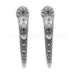 Ohrstecker aus chirurgischem Edelstahl 316&nbsp;EJEW-R022-01AS