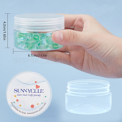 Perles de pierre de lune synthétiques bricolage kits de fabrication de bracelets extensibles&nbsp;DIY-SC0012-84B
