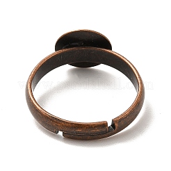 Colore misto in ottone regolabile risultati anello pad&nbsp;EC541-14-M