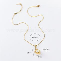 3 collar con colgante de acero inoxidable con perlas de imitación pavé para mujer.&nbsp;DY8858