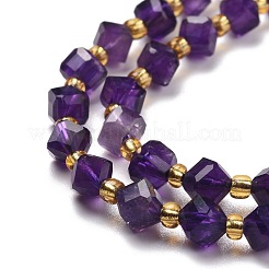 Natürlichen Amethyst Perlen Stränge&nbsp;G-P463-23