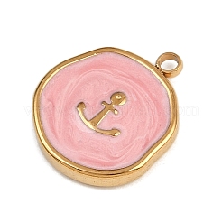 304 Edelstahl-Emaille-Anhänger&nbsp;STAS-K311-08A-03