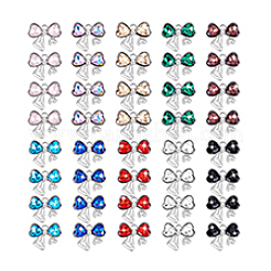 40 ciondolo in lega di zinco e strass in 10 colori&nbsp;FIND-PH0028-62P