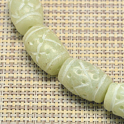 Natur Henan Jade Perlen Stränge&nbsp;G-I106-05A