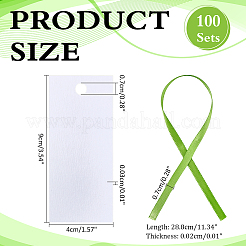 100 Set leere Geschenkanhänger aus Papier&nbsp;CDIS-ME0001-02D