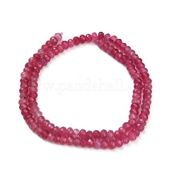 Gefärbt natürlichen weißen Jade Perlen Stränge&nbsp;GG-CBAF9EE-A18-3x4mm