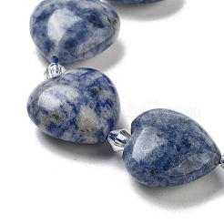 Perles de jaspe tache bleue naturelle&nbsp;G-C150-A27-01