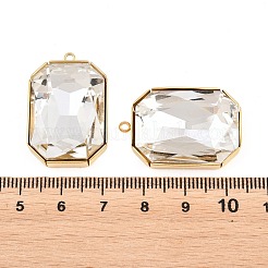 Pendenti in acciaio inossidabile 304 e vetro&nbsp;STAS-G398-27G-01