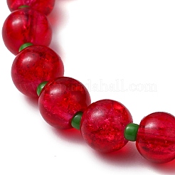4 ensemble de bracelets à breloques en alliage émaillé avec cerf et père Noël joyeux Noël&nbsp;BJEW-JB10904