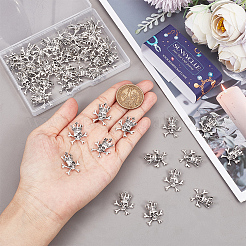 Tibetischer stil Aluminium Anhänger & Charms&nbsp;FIND-SC0006-99
