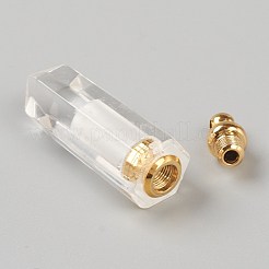 Facettierte natürliche Quarzkristall-Anhänger&nbsp;G-H252-F07