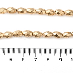 Fili di perline di ematite sintetica magnetica elettrolitica elettrolitica&nbsp;G-P518-03A