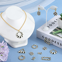 14pcs 7 styles de pendentifs en émail en alliage&nbsp;FIND-SC0015-77