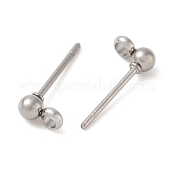 Accesorios para pendientes con pasador de bola de acero inoxidable 304&nbsp;X-STAS-Z035-01P-G
