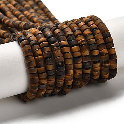 Natürlichen Tigerauge Perlen Stränge&nbsp;G-P575-B40-4x2mm