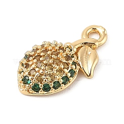 Colgante micropavé cubic zirconia de latón&nbsp;KK-R219-36E-G