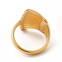 Anillos de acero inoxidable 304 con revestimiento iónico (IP) para hombres y mujeres.&nbsp;RJEW-C049-25A-G