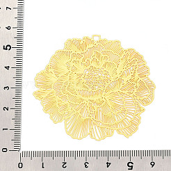 Gros pendentifs filigrane en laiton&nbsp;KKC-T003-14G