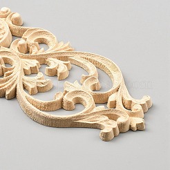 Naturholz geschnitzte Onlay Applique Handwerk&nbsp;AJEW-WH20007-01