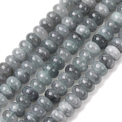 Natürliche weiße Jade perlen Stränge&nbsp;G-E507-01-12