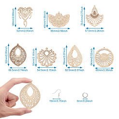 DIY baumeln Ohrring machen Kits&nbsp;DIY-BY0001-01