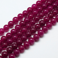 Chapelets de perles en jade de Malaisie naturelle&nbsp;X-G-M101-6mm-08