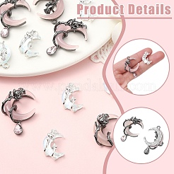 10 pz 2 stili pendenti in lega di resina&nbsp;FIND-YW0011-44