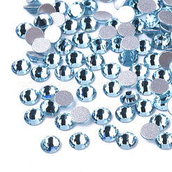 Cabochons de strass dos plat en verre&nbsp;RGLA-S002-12SS-17