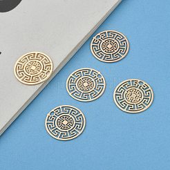 Messing Anhänger & Charms&nbsp;X-KKC-R001-03LG