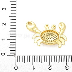 Ottone micro spianare pendenti zirconi&nbsp;KK-S511-04E-G