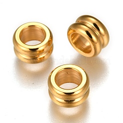 Rillenperlen aus Edelstahl 304&nbsp;X-STAS-I117-16A-G
