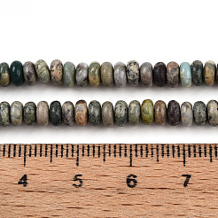 Natürliche Aqua Terra Jaspis Perlen Stränge&nbsp;G-T140-83