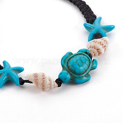 Verstellbare geflochtene Perlenarmbänder aus Nylonfaden&nbsp;BJEW-JB03984