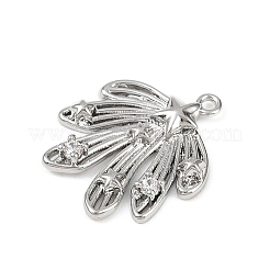 Pendentifs en zircone cubique clair en laiton&nbsp;KK-L238-30P