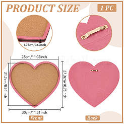 Schmuckdisplay aus Holz und Korktablett&nbsp;AJEW-WH0348-466B