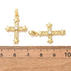 Messing micro pave klare zirkonia anhänger&nbsp;CU-CBA9AB3-32G
